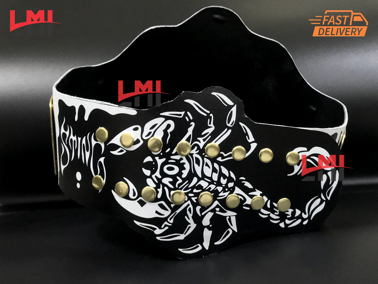 Custom Tribute to Sting Big Gold World Heavyweight Championship Belt 2mm Brass