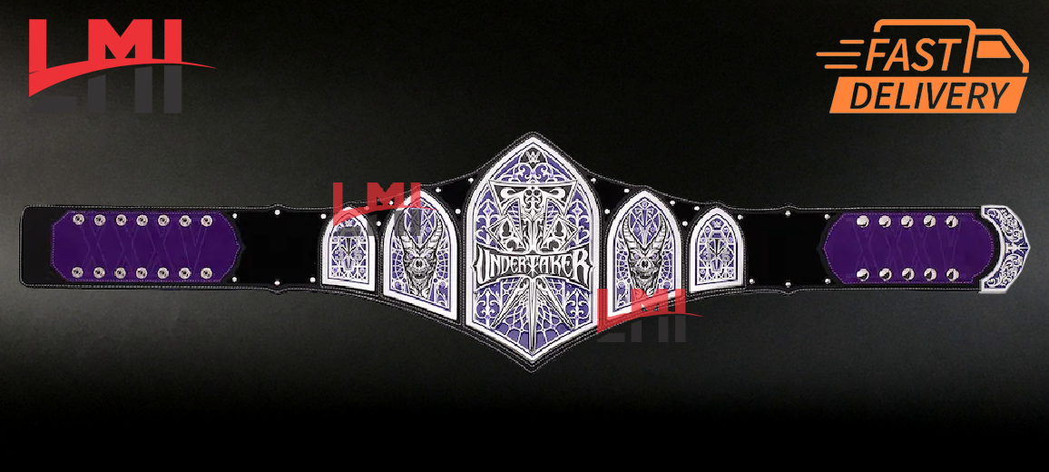 The Undertaker 35 Years Deadman Legacy Championship Belt Wrestling Title Belt - LMI Championship Belts
