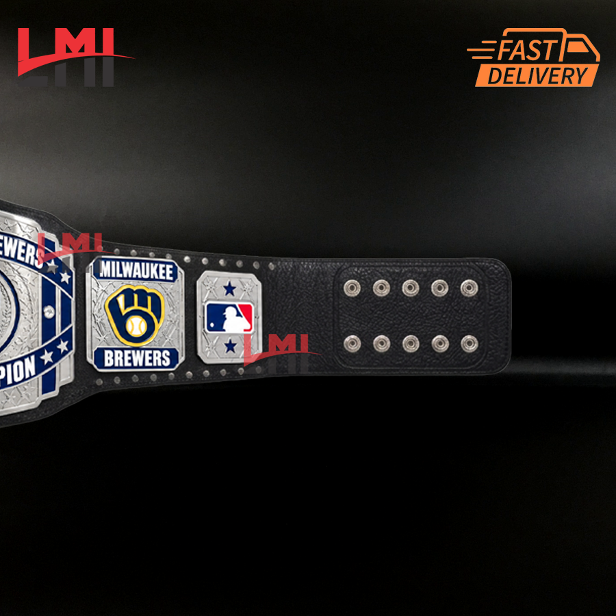 Custom Milwaukee Brewers 2026 MLB Championship Belt LMI Championship Belts