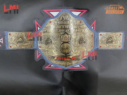 Triple H 30 Years Revolution Big Gold Championship Belt Wrestling Belt 2mm Brass - LMI Championship Belts