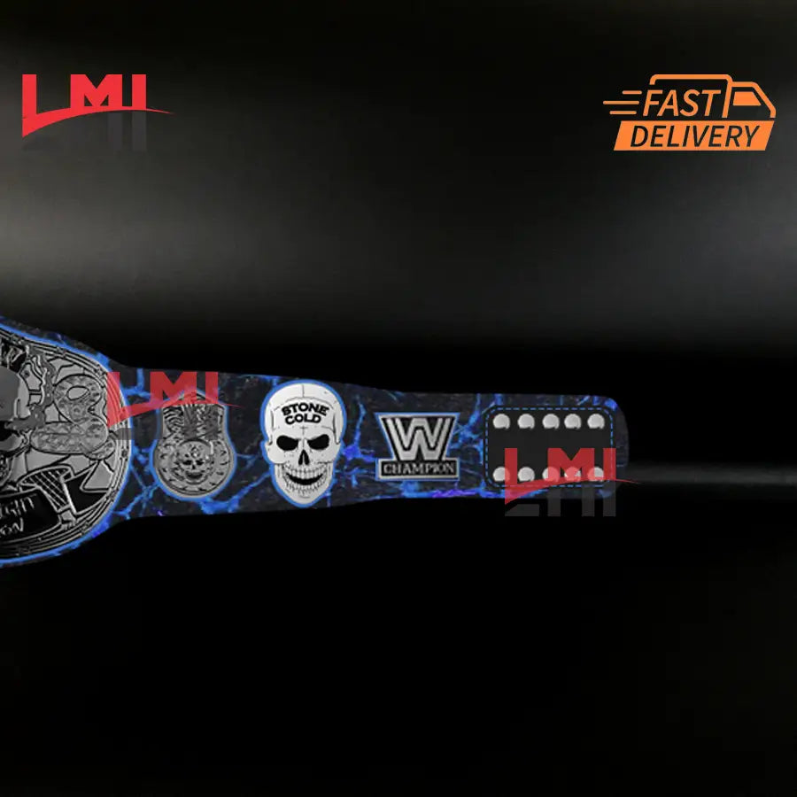 Custom Smoking Skull Limited Edition Replica Championship Belt Wrestling 2mm Brass