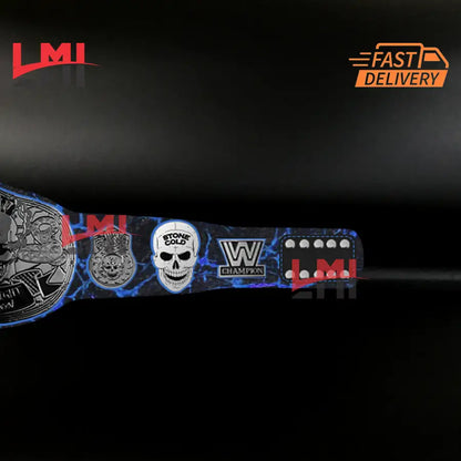 Custom Smoking Skull Limited Edition Replica Championship Belt Wrestling 2mm Brass