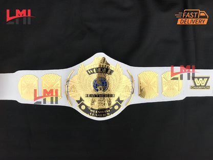 WWE White Winged Eagle Replica Championship Belt Wrestling Replica Belt 2mm LMI Championship Belts