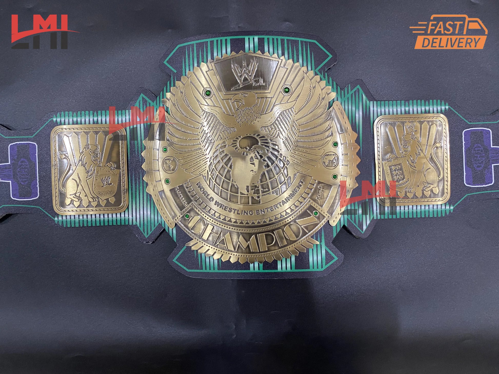 Triple H 30 Years The Game Big Eagle Championship Belt Wrestling Belt 2mm Brass - LMI Championship Belts