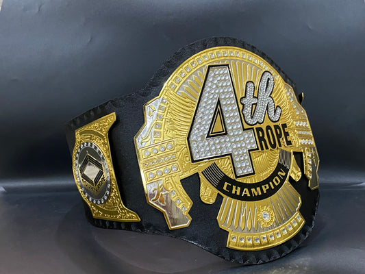 4th rope world heavyweight championship belt 2mm Brass 