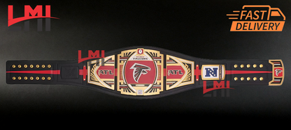 Atlanta Falcons WWE Legacy NFL Title Belts Championship Belt 2mm Brass