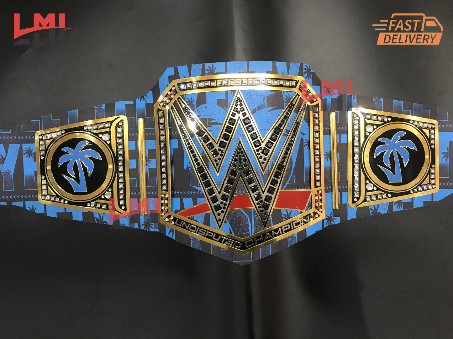 Custom Yeet Jey Uso Championship Belt Wrestling Belt 2mm Brass LMI Championship Belts