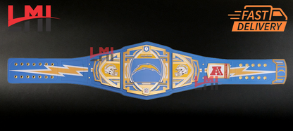 Los Angeles Chargers WWE Legacy NFL Title Belts Championship Belt 2mm Brass