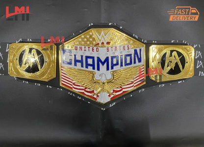 WWE La Knight Signature United States Championship Belt Replica Title Wrestling Belt 4mm