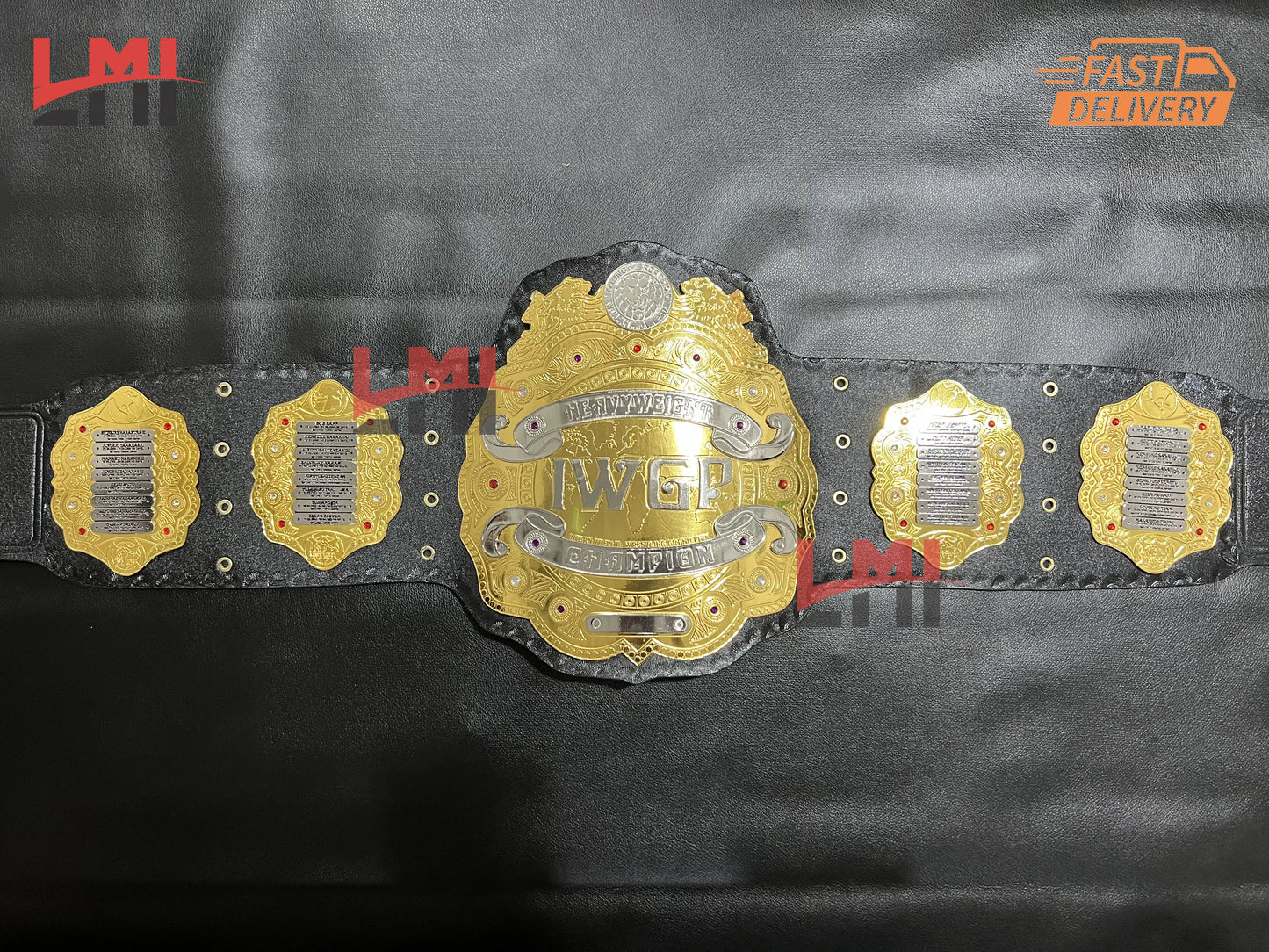 IWGP Version 4 World Heavyweight Championship Belt Wrestling 2mm Brass
