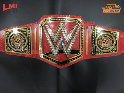 WWE Red Universal World Heavyweight Replica Championship Belt 