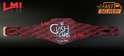 Clash In Paris 2025 Universal WWE Championship Belt Wrestling Title 10MM Diecast 