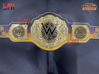 Bash in Berlin World Heavyweight Championship Belt Replica Title Wrestling Belt 6mm