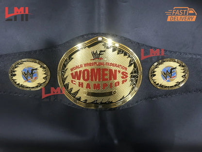 WWF Women's Oval Intercontinental Championship Belt 6MM Brass LMI Championship Belts