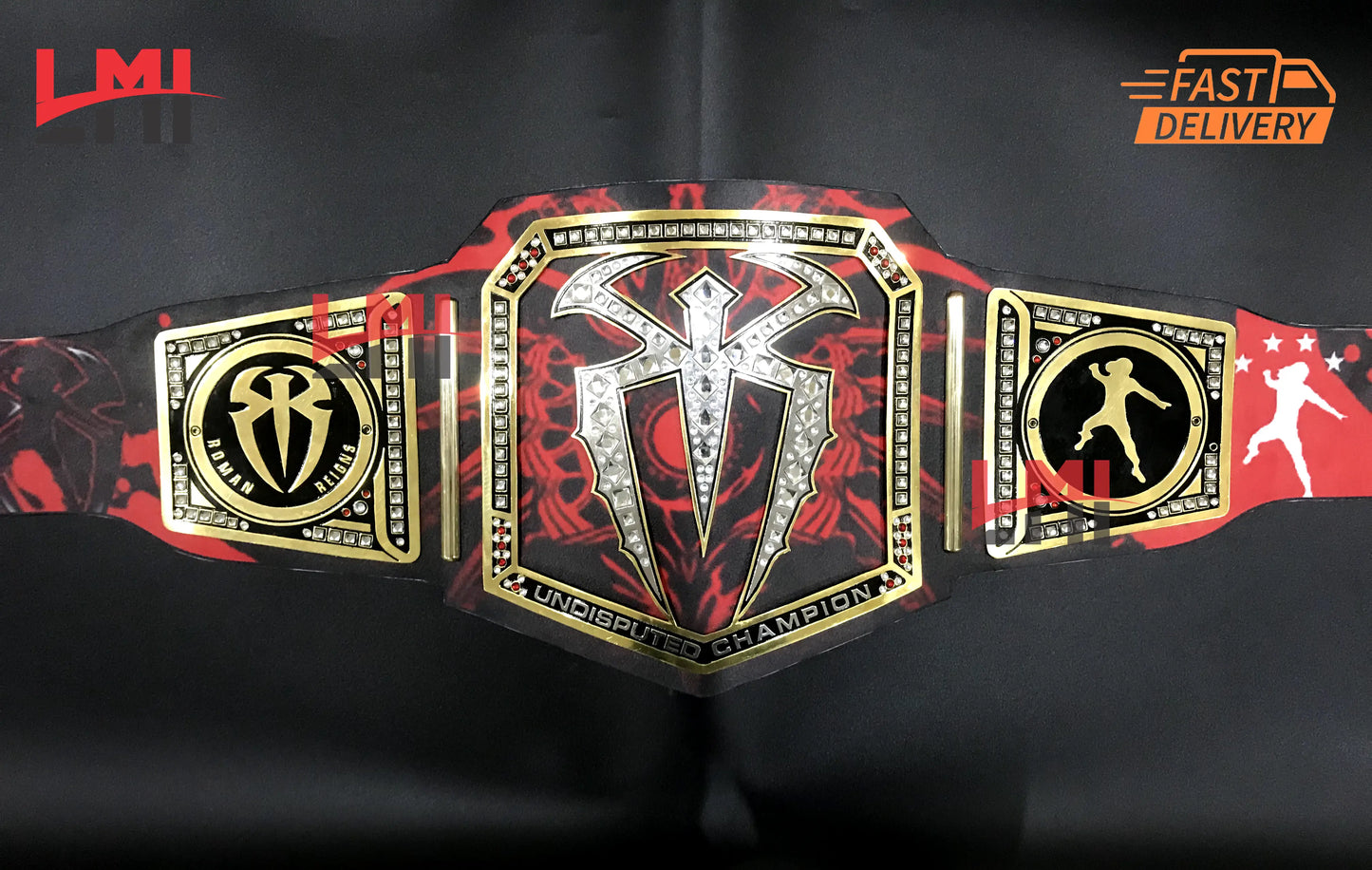 Custom Roman Reigns Universal Replica Championship Belt 2mm Brass