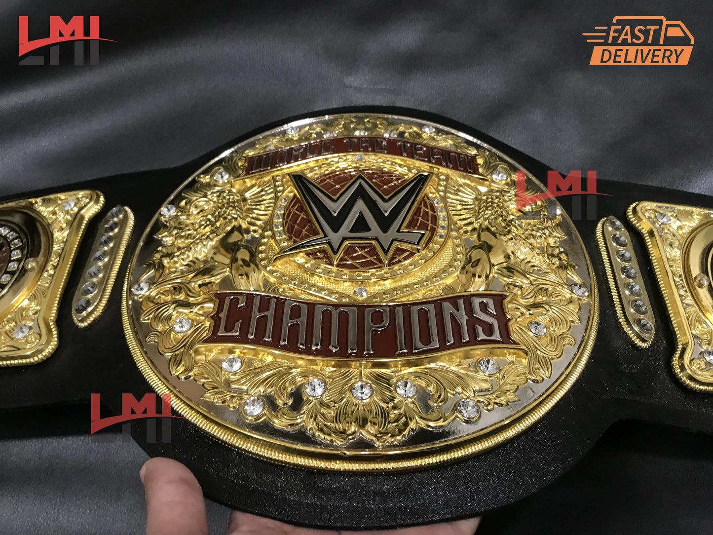 WWE New World Tag Team Heavyweight Replica Wrestling Championship Belt 6mm Diecast