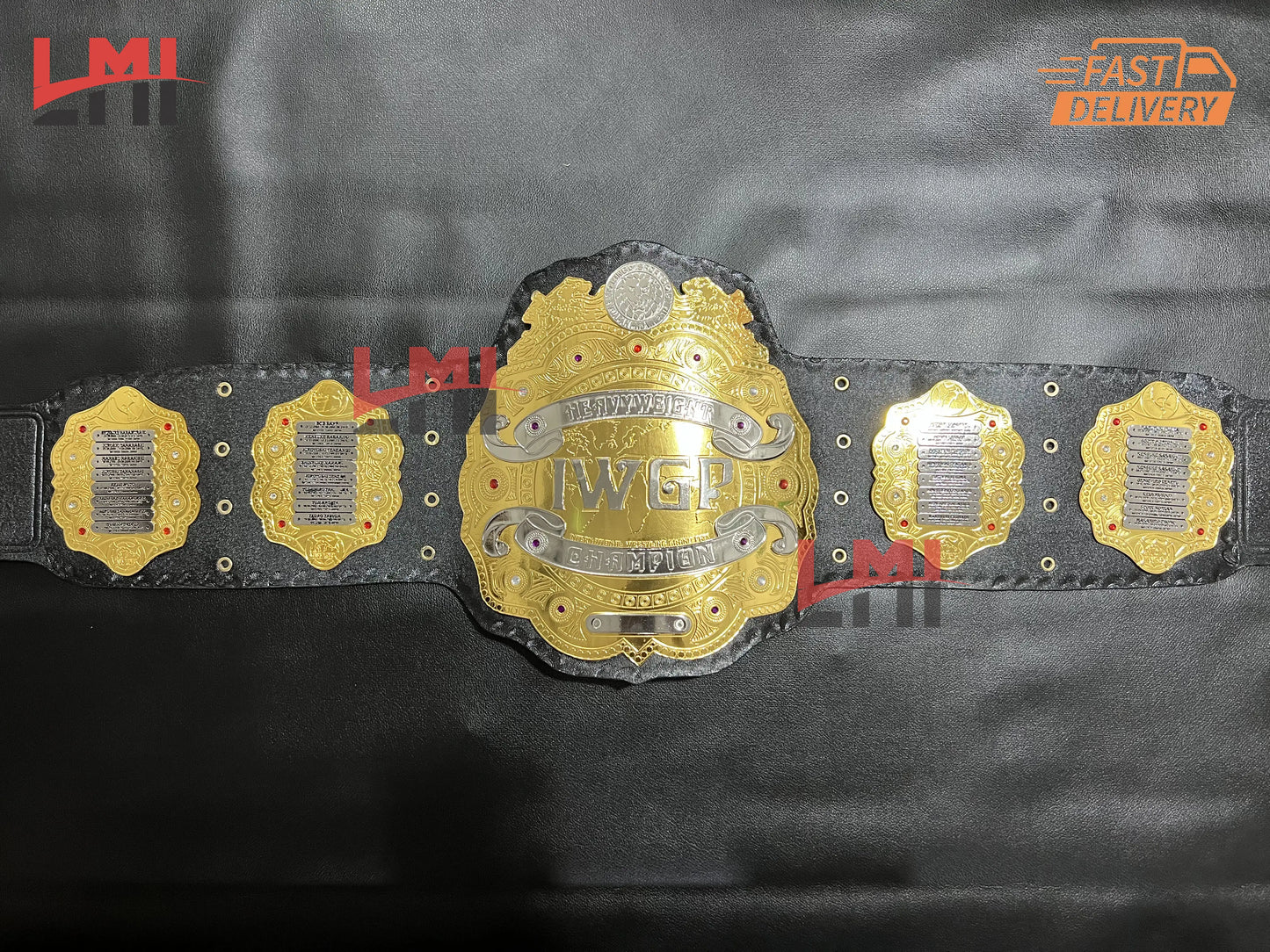 IWGP Version 4 World Heavyweight Championship Belt Wrestling 2mm Brass 