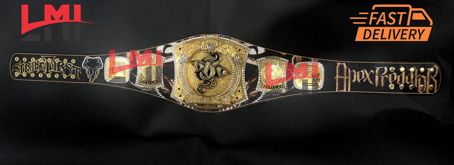 Randy Orton Spinner World Heavyweight Championship Belt LMI Championship Belts
