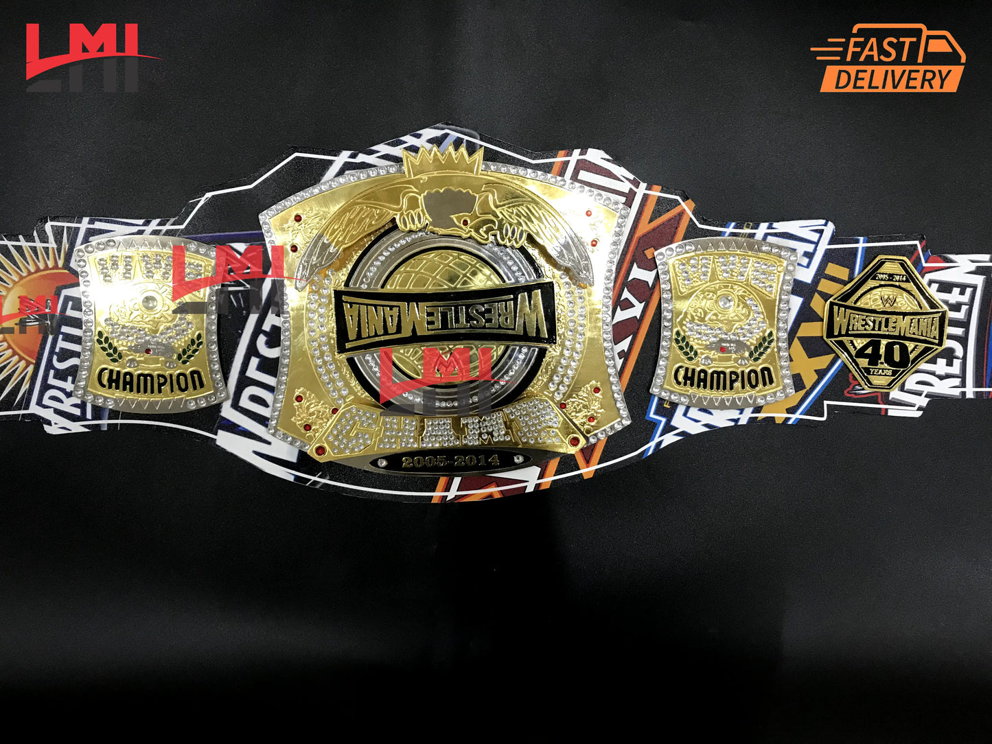 Wrestlemania 40 Spinner World Heavyweight Championship Belt