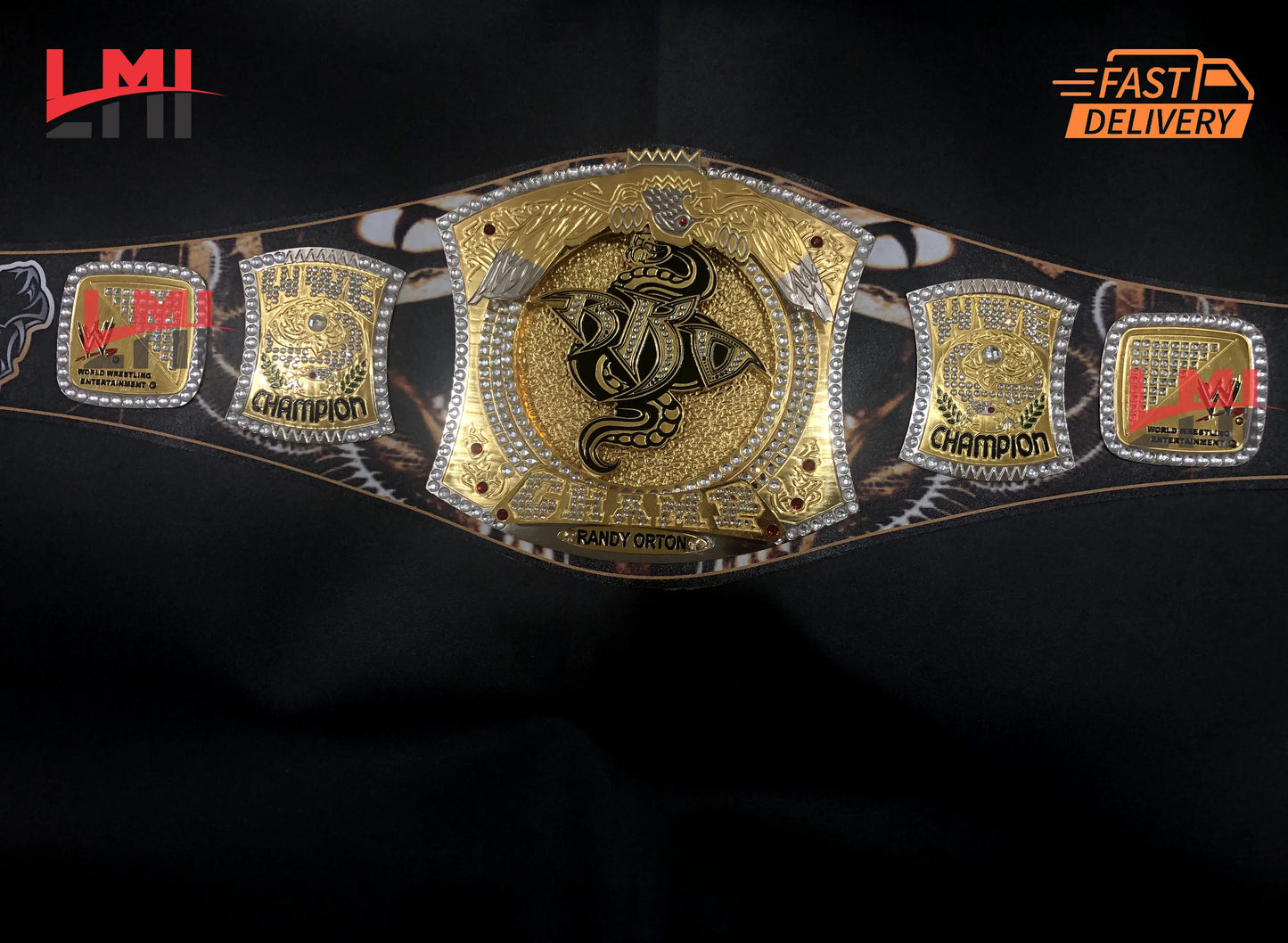 Randy Orton Spinner World Heavyweight Championship Belt LMI Championship Belts