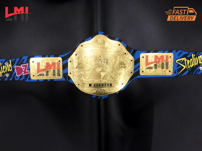 Custom Dolph Ziggler Big Gold World Heavyweight Championship Belt 2MM Brass