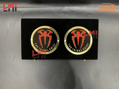 WWE Roman Reigns Tribal Chief Signature Black Side Plates 4mm
