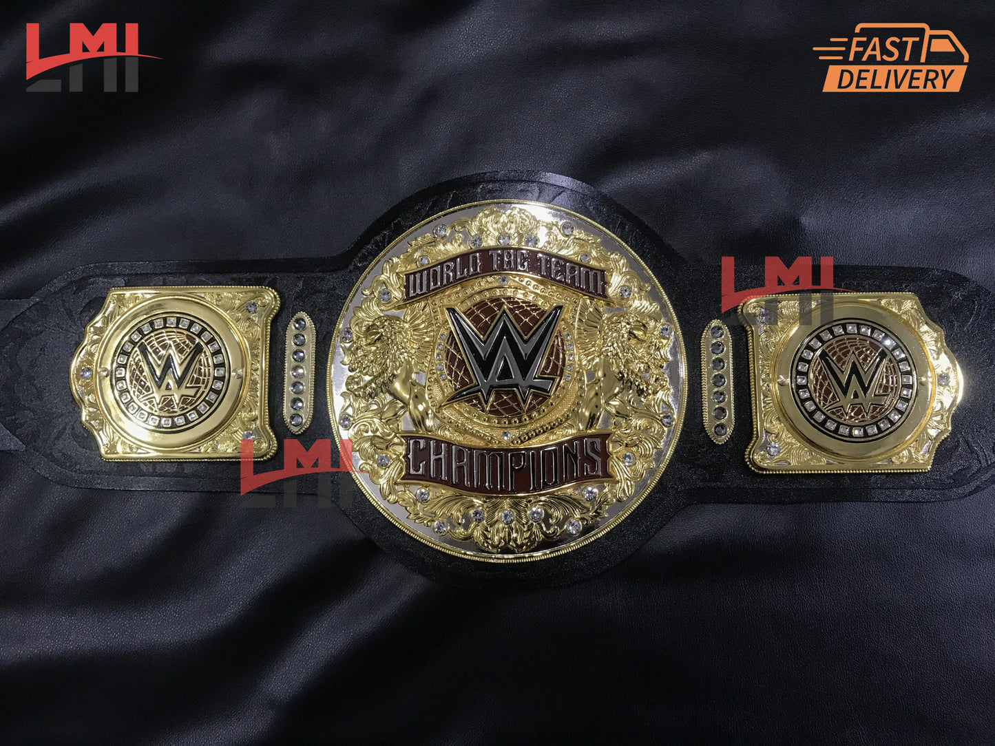 WWE New World Tag Team Heavyweight Replica Wrestling Championship Belt 6mm Diecast