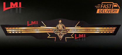 Custom Trish Stratus Signature Series Women's Championship Belt Wrestling 2mm Brass LMI Championship Belts