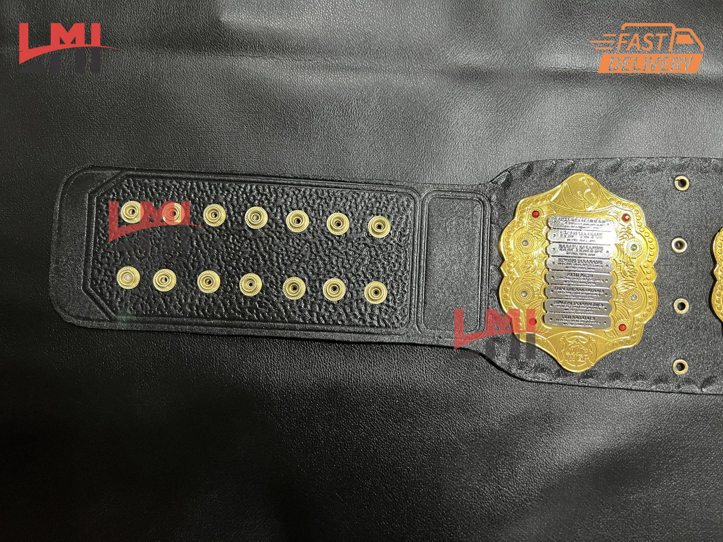 IWGP Version 4 World Heavyweight Championship Belt Wrestling 2mm Brass