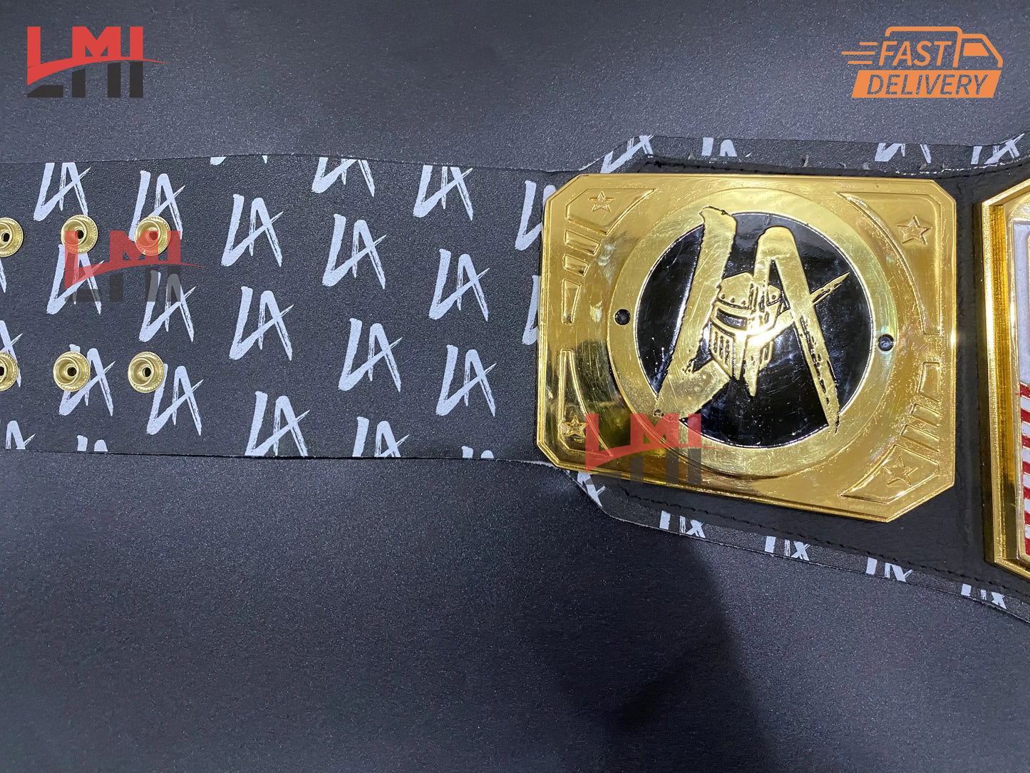 WWE La Knight Signature United States Championship Belt Replica Title Wrestling Belt 4mm