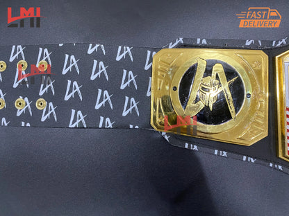 WWE La Knight Signature United States Championship Belt Replica Title Wrestling Belt 4mm