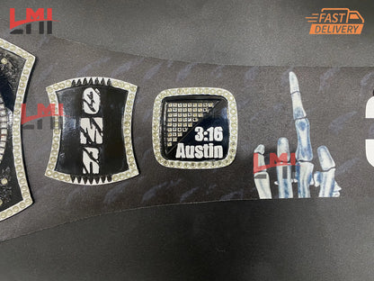 Custom Smoking Skull Limited Edition Replica Championship Belt Wrestling 2mm Brass