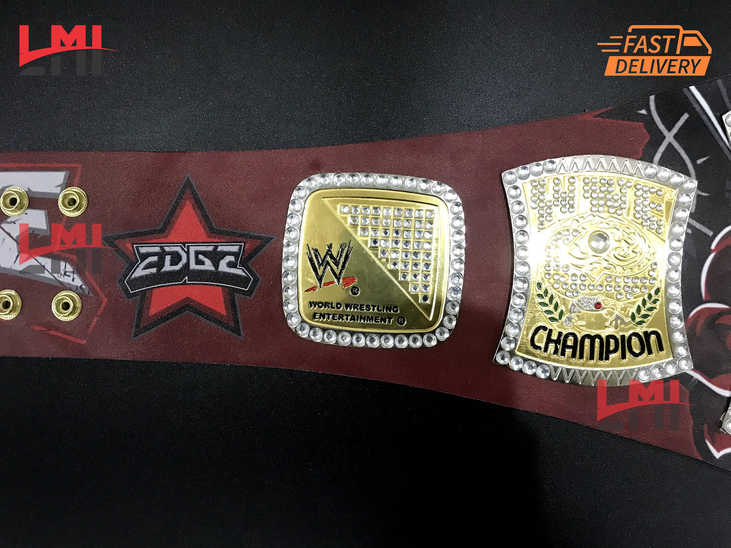 Edge Rated R Spinner World Heavyweight Championship Belt Wrestling Title Replica Belt