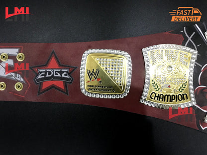 Edge Rated R Spinner World Heavyweight Championship Belt Wrestling Title Replica Belt