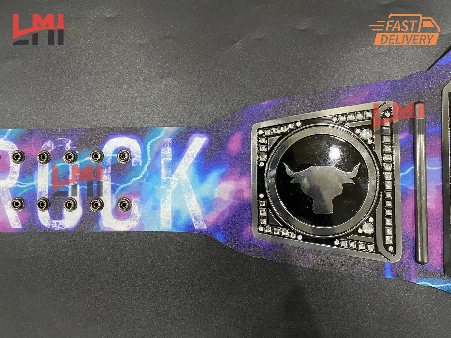 Custom The Rock Final Boss Universal Championship Belt Wrestling 2mm Brass