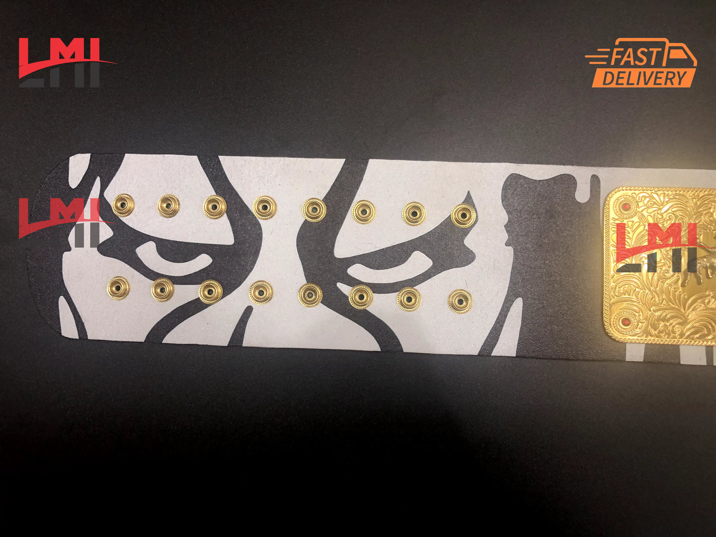 Custom Tribute to Sting Big Gold World Heavyweight Championship Belt 2mm Brass