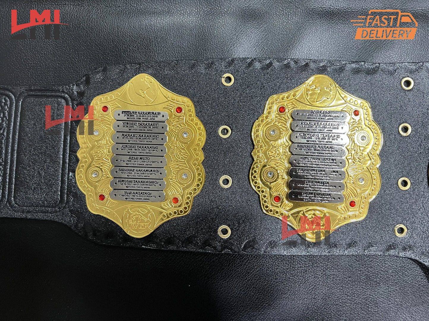 IWGP Version 4 World Heavyweight Championship Belt Wrestling 2mm Brass