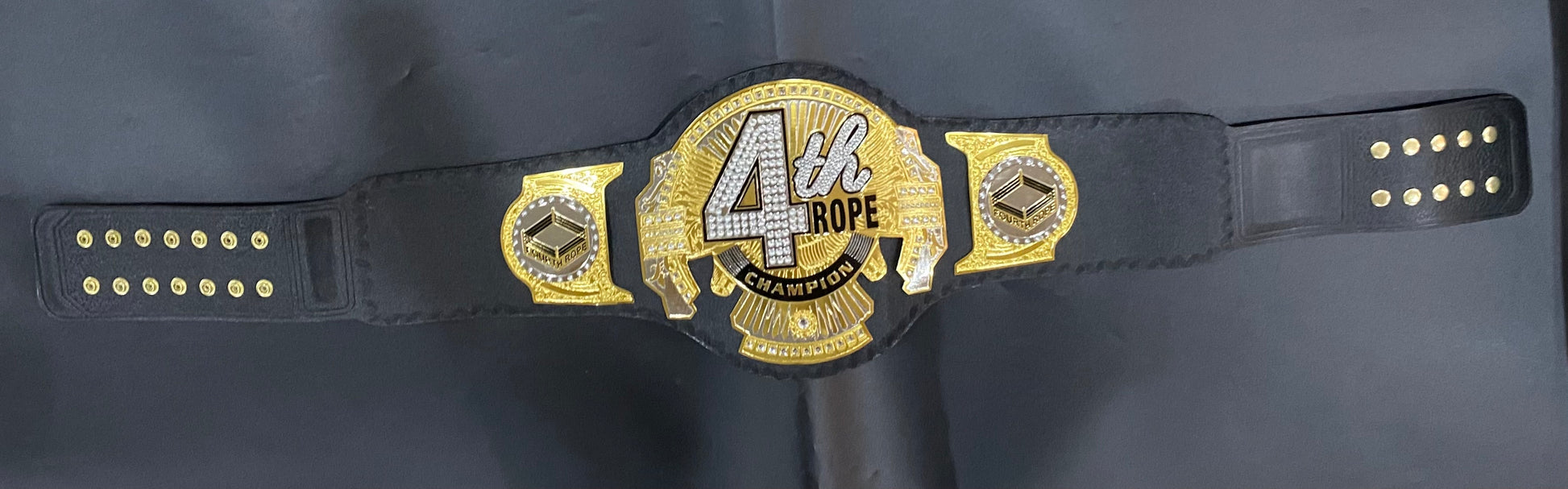 4th rope world heavyweight championship belt 2mm Brass 