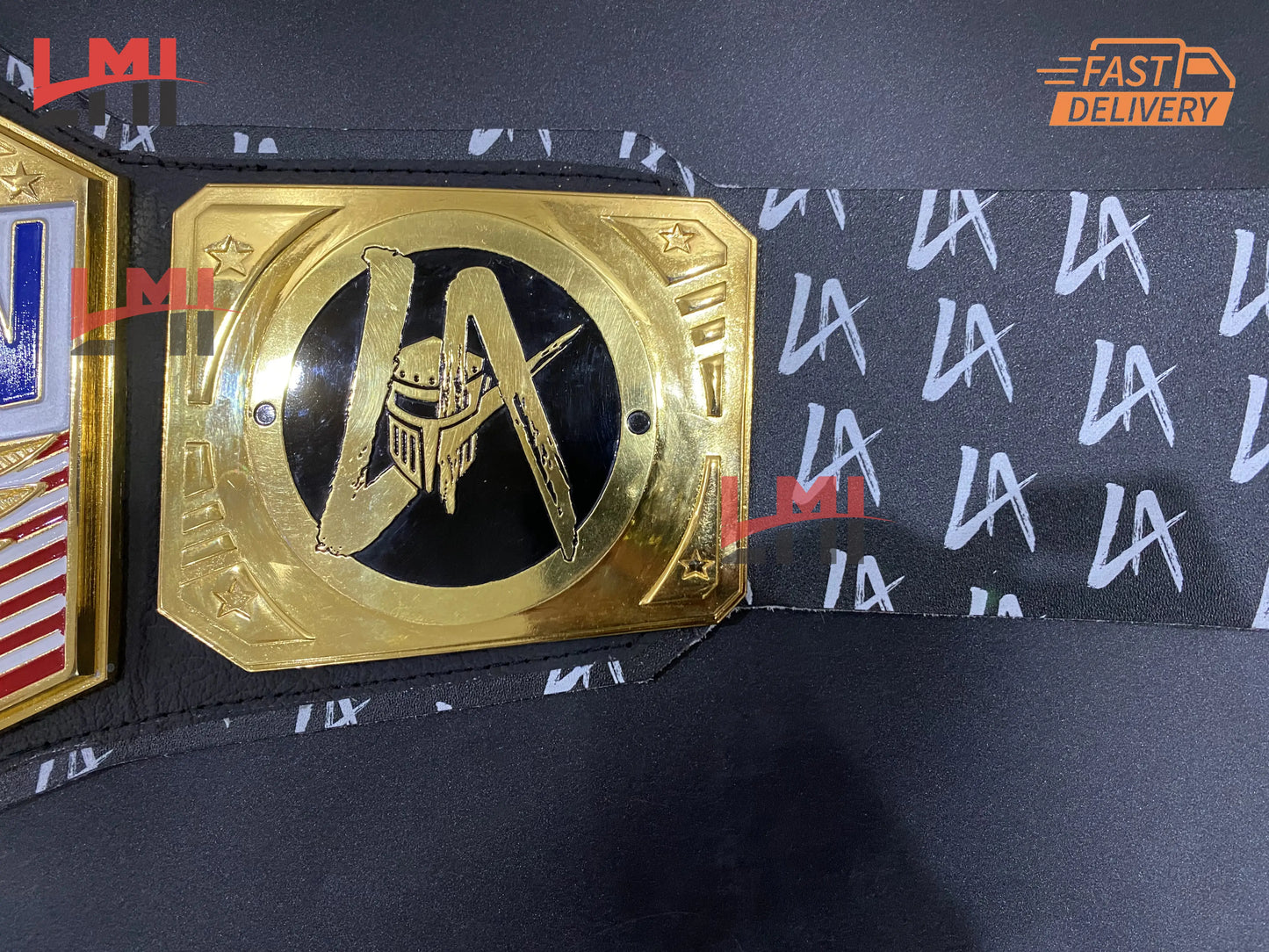 WWE La Knight Signature United States Championship Belt Replica Title Wrestling Belt 4mm