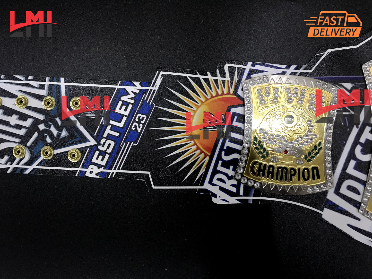 Wrestlemania 40 Spinner World Heavyweight Championship Belt