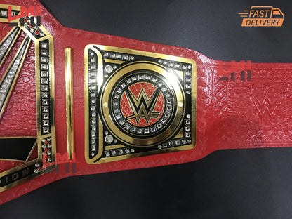 WWE Red Universal World Heavyweight Replica Championship Belt 