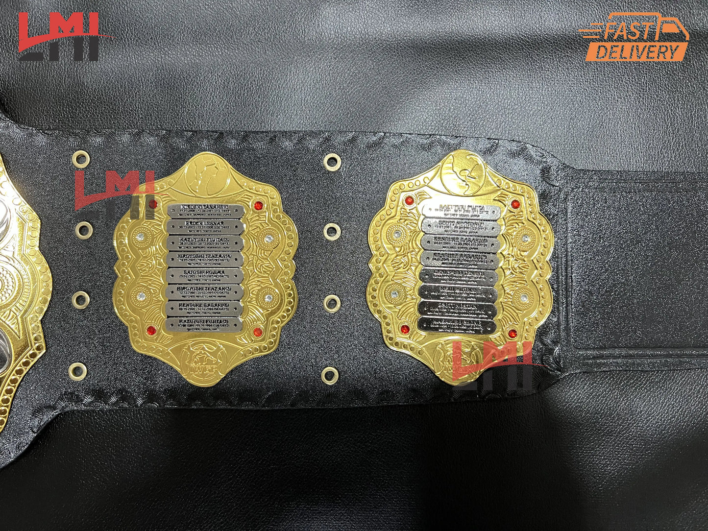 IWGP Version 4 World Heavyweight Championship Belt Wrestling 2mm Brass