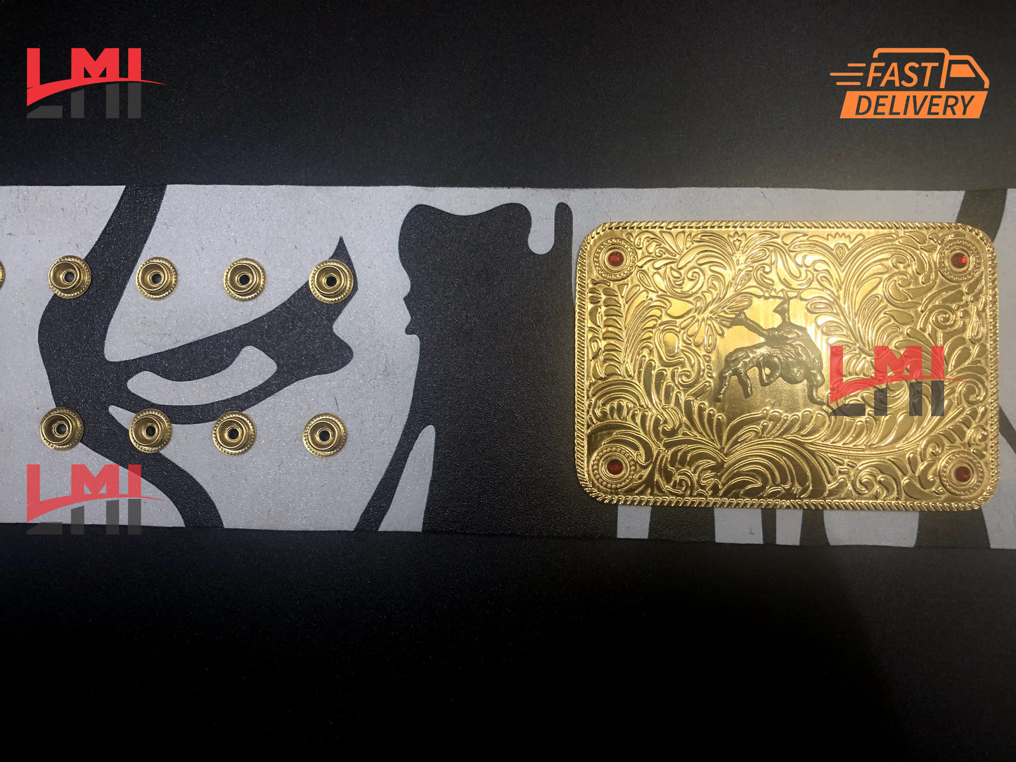 Custom Tribute to Sting Big Gold World Heavyweight Championship Belt 2mm Brass