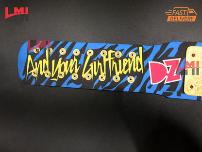 Custom Dolph Ziggler Big Gold World Heavyweight Championship Belt 2MM Brass