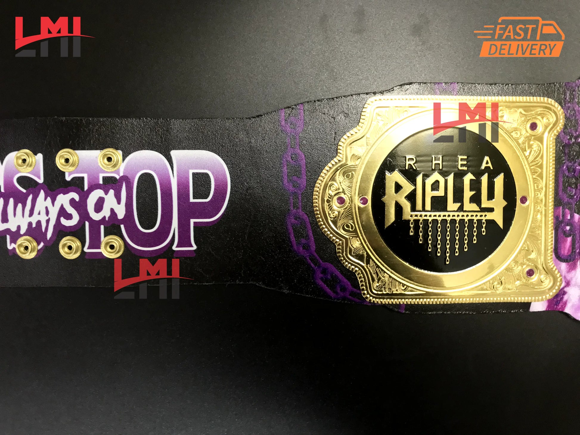 Rhea Ripley Custom Women's World Heavyweight Championship Belt 2mm Brass 
