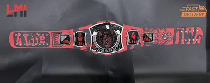 Custom NWO Wolfpack Spinner World Heavyweight Replica Championship Belt 2mm