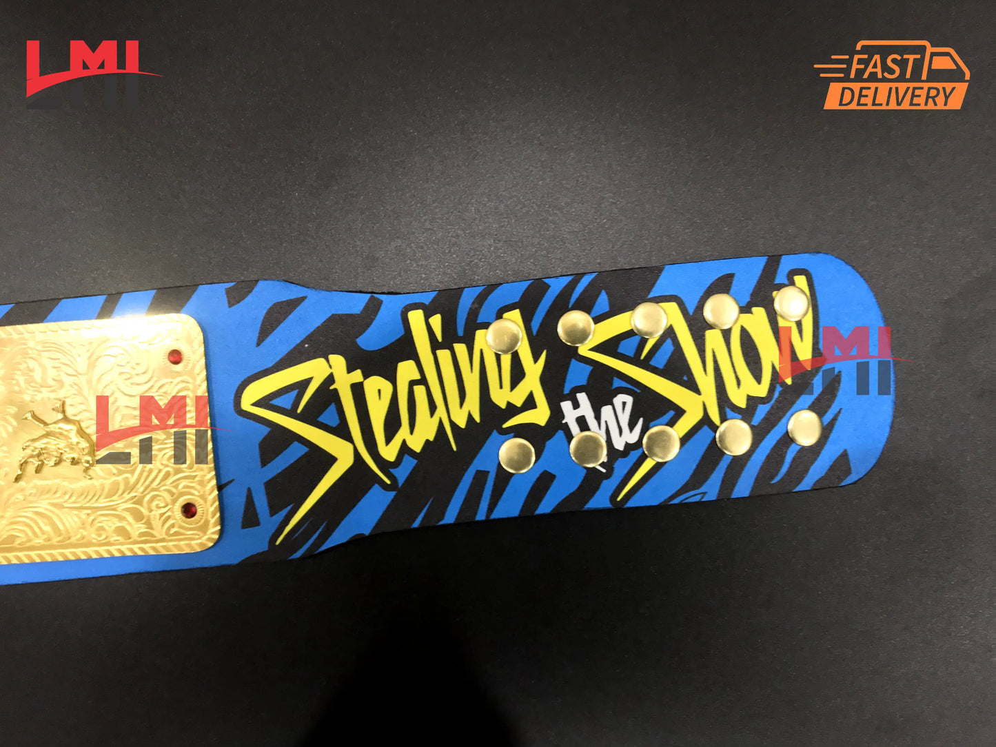 Custom Dolph Ziggler Big Gold World Heavyweight Championship Belt 2MM Brass