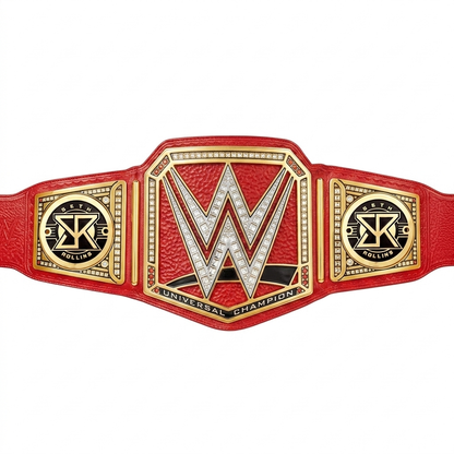 WWE Red Universal Seth Rollins Side Plates World Heavyweight Replica Championship Belt (Copy) LMI Championship Belts