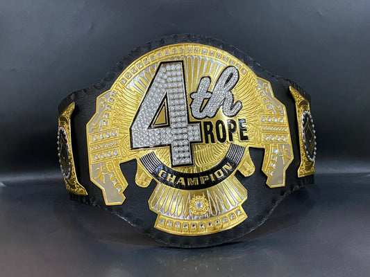 4th rope world heavyweight championship belt 2mm Brass 