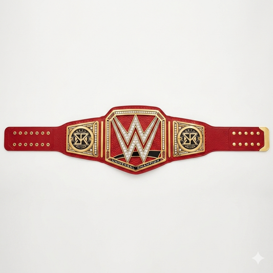 WWE Red Universal Seth Rollins Side Plates World Heavyweight Replica Championship Belt (Copy) LMI Championship Belts
